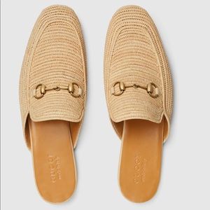 gucci raffia shoes